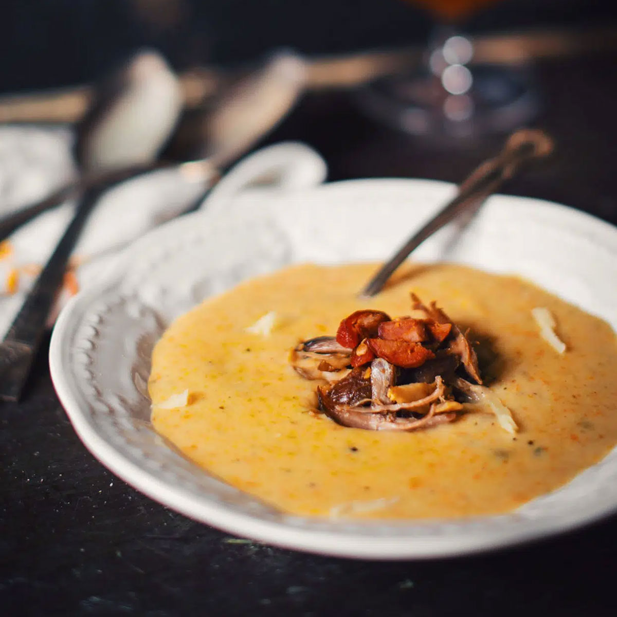 Cheese and Don de Dieu beer soup | Soup and cream recipe