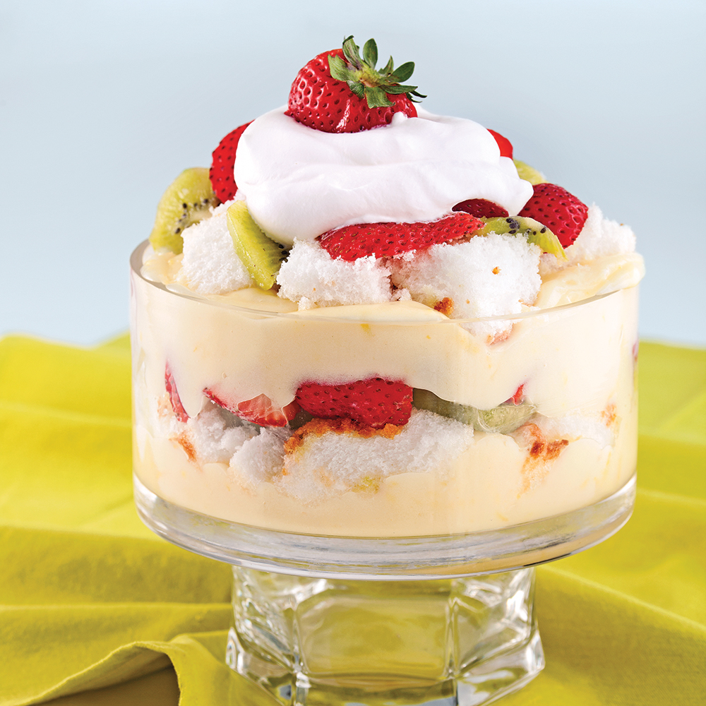 Strawberries and kiwis bagatelle | Cake recipe
