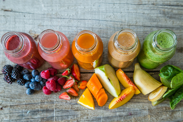 Smoothies congelés pour la route