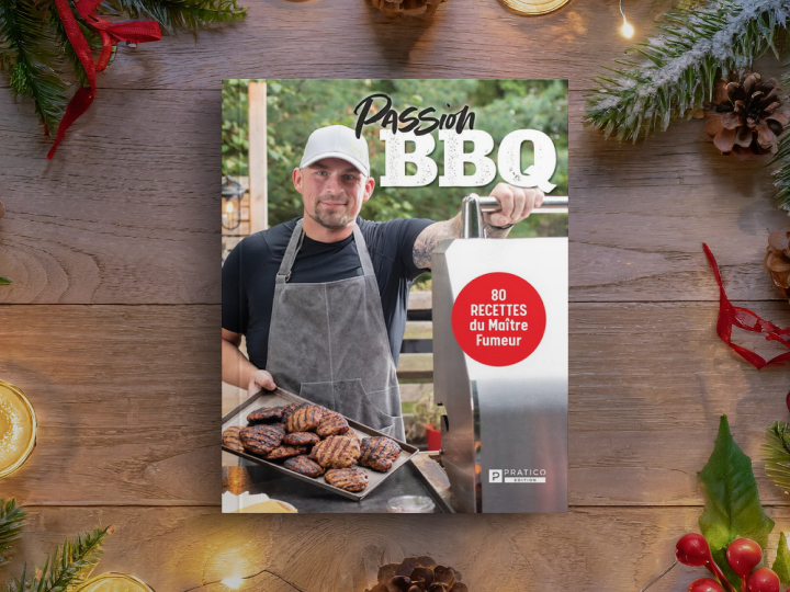 Page couverture du livre de recettes Passion BBQ : 80 recettes du Maître Fumeur de Micael Béliveau