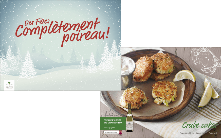 Recettes des fêtes Complètement poireau