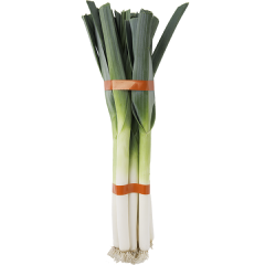 Package of 6 leeks, smaller size for restauration