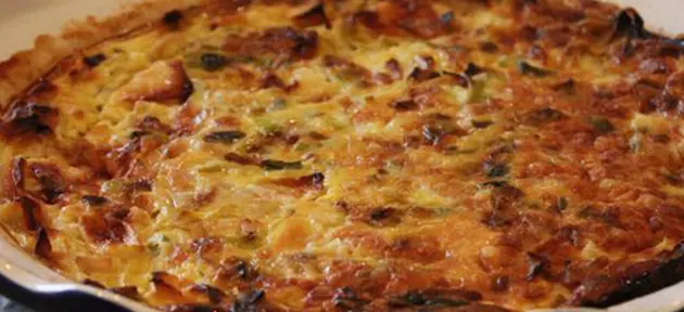 In the kitchen : apple and leek!