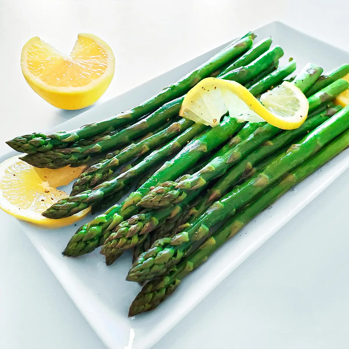 Oven-roasted asparagus