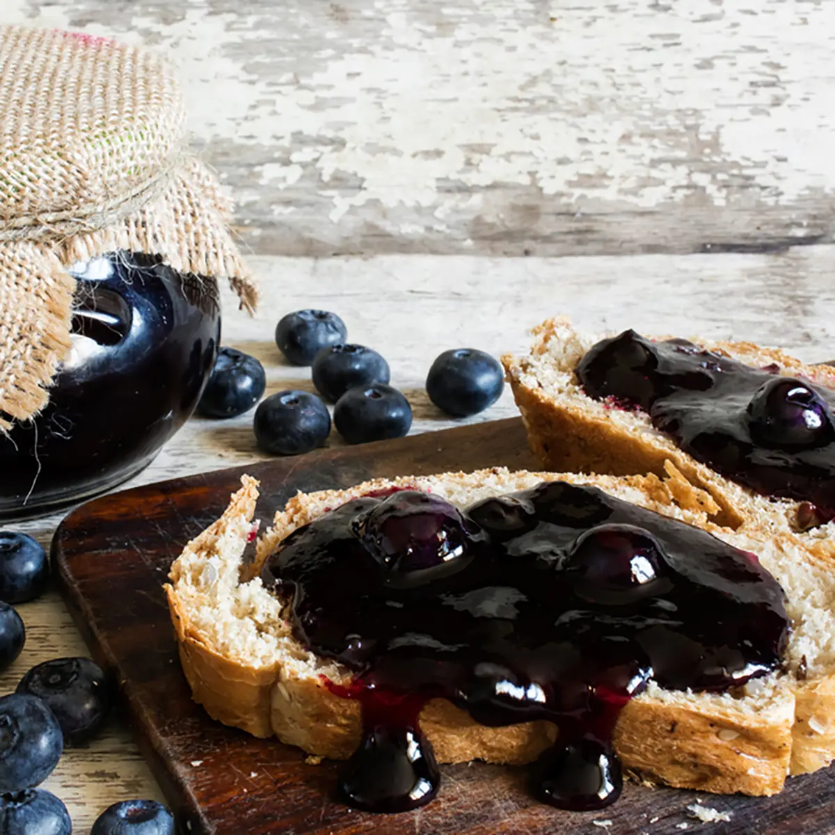 Blueberry and Grand Marnier jam