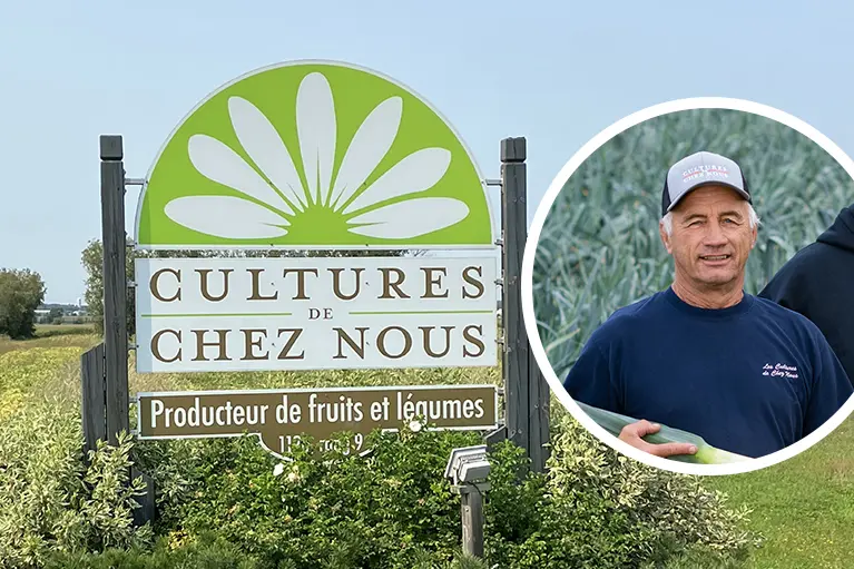 Interview with Louis‑Marie, president and founder of Les Cultures de chez nous farm