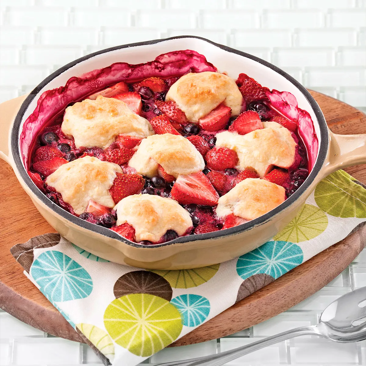 Gâteau-pouding aux petits fruits
