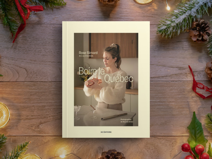 Page couverture du livre de recettes Boire le Québec de Rose Simard