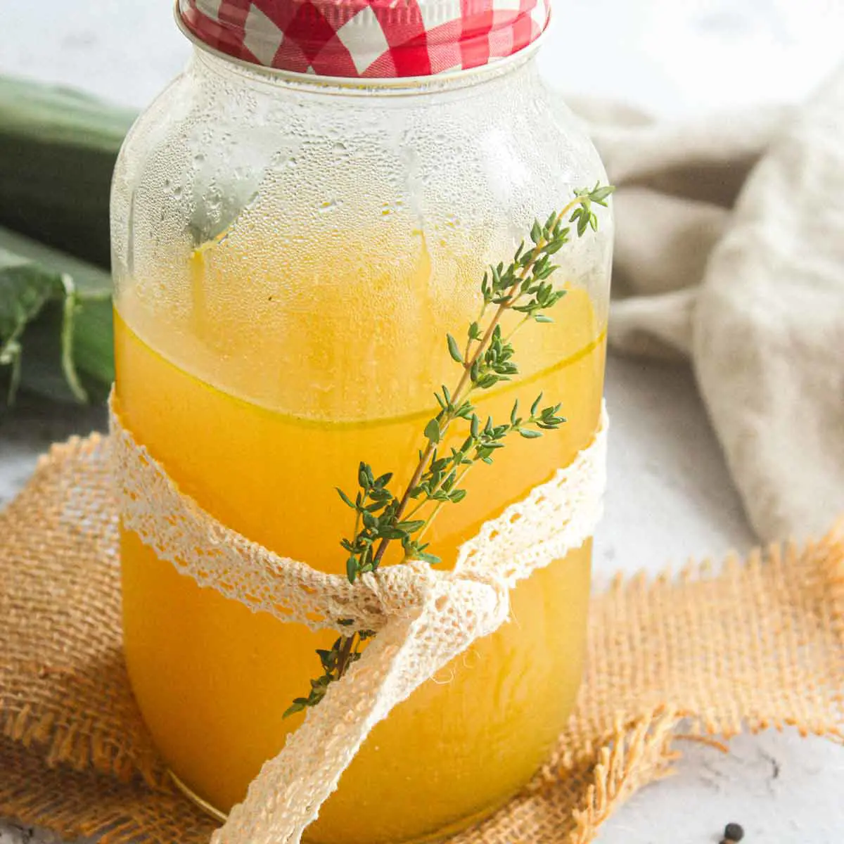 Bouillon de légumes maison